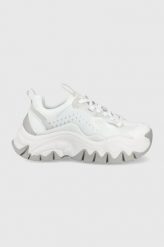 Buffalo sneakersy kolor biały. Białe buty sportowe lifestyle Buffalo, bez wzorów, sportowe, z okrągłym noskiem, bez zapięcia. Za 589.99 zł.