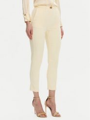 Elisabetta Franchi Spodnie materiałowe PA-076-51E2 Żółty Regular Fit. Żółte spodnie materiałowe Elisabetta Franchi, bez wzorów, z materiału. Za 1,149.00 zł.