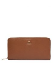 Furla Portfel Camelia XL WP00322 ARE000 CN 03B00 Brązowy ciemny. Brązowe portfele Furla, bez wzorów, ze skóry. Za 809.99 zł.