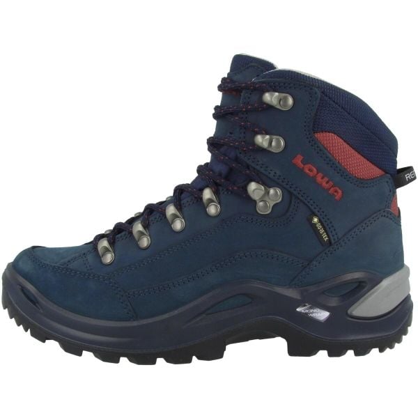 Buty trekkingowe damskie Lowa Renegade Gtx Mid S. Czerwone buty trekkingowe Lowa, bez wzorów, z materiału, za kostkę, bez zapięcia. Za 899.00 zł.