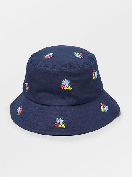 Becksöndergaard Kapelusz "Ollie" w kolorze granatowym rozmiar: M/L. Niebieskie kapelusze Becksöndergaard, bez wzorów, z bawełny. Za 105.63 zł.