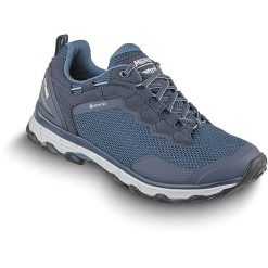 Buty trekkingowe damskie MEINDL Activo Sport Lady GTX z membraną Gore-tex. Niebieskie buty trekkingowe MEINDL, z gore-texu, bez zapięcia. Za 899.90 zł.