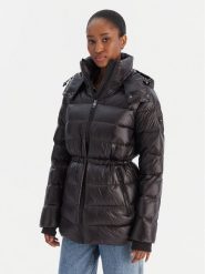 Tommy Hilfiger Kurtka puchowa Gloss WW0WW47355 Czarny Regular Fit. Czarne kurtki Tommy Hilfiger, m, bez wzorów, z puchu, bez kaptura. Za 1,499.00 zł.