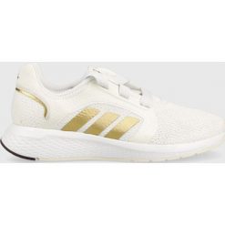 Adidas buty treningowe Edge Lux 5 kolor biały. Białe buty treningowe adidas, bez wzorów, z gumy, bez zapięcia. Za 399.99 zł.