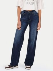 ONLY Jeansy Madison 15318405 Granatowy Wide Leg. Niebieskie jeansy ONLY, m, bez wzorów, z bawełny. Za 209.99 zł.