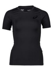 Asics Koszulka sportowa w kolorze czarnym rozmiar: L. Czarne t-shirty sportowe ASICS, l, bez wzorów, z materiału, bez ramiączek, outdoorowe. Za 121.51 zł.