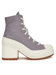 Converse Trampki Chuck 70 De Luxe Heel A12575C Fioletowy. Fioletowe trampki Converse, bez wzorów, z materiału, bez zapięcia. Za 399.99 zł.