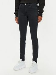 Guess Jeansy W4BAJ3 D5HA1 Czarny Skinny Fit. Czarne jeansy Guess, z aplikacjami, z bawełny. Za 319.99 zł.