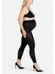 Camano Legginsy "Maternity" w kolorze czarnym - 50 DEN rozmiar: 38/40. Czarne legginsy camano, bez wzorów. Za 65.99 zł.