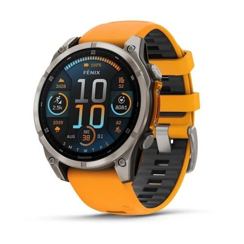 Garmin Fenix 8 47mm AMOLED - Sapphire Titan. Niebieskie zegarki sportowe Garmin. Za 5,175.99 zł.