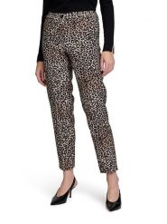 Betty Barclay Spodnie w kolorze czarno-beżowym rozmiar: 36. Brązowe spodnie materiałowe Betty Barclay, bez wzorów, z materiału. Za 105.63 zł.