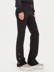 Liu Jo Sport Spodnie materiałowe TF4027 JS182 Czarny Regular Fit. Czarne spodnie materiałowe Liu Jo Sport, bez wzorów, z materiału, sportowe. Za 299.99 zł.