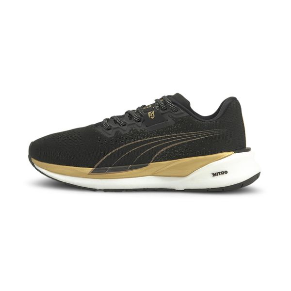 Buty do biegania damskie Puma Eternity Nitro. Czarne buty do biegania Puma, bez wzorów, bez zapięcia, do biegania. Za 459.99 zł.