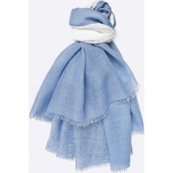 Answear - Chusta Stripes Vibes. Szare chusty ANSWEAR, z dzianiny. W wyprzedaży za 29.90 zł.