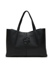 Boss Torebka 50535938 Czarny. Czarne shopper bag Boss, bez wzorów, ze skóry, bez dodatków. Za 1,079.00 zł.