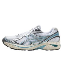 Buty do chodzenia dla dorosłych ASICS GT-2160 White Pure Silver. Niebieskie buty do biegania ASICS, bez wzorów, z materiału, bez zapięcia, do biegania. Za 1,074.47 zł.