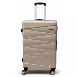 Walizka na kółkach Sapphire ST-2240 złota - duża L DUO. Niebieskie walizki SAPPHIRE, duże. W wyprzedaży za 149.80 zł.