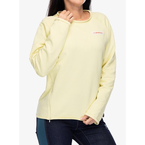 Bluza damska La Sportiva Tufa Sweater. Żółte bluzy La Sportiva, l, bez wzorów, casualowe, bez ramiączek, bez kaptura. Za 266.99 zł.