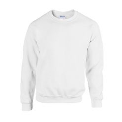 Bluza Rozpinana Unisex Dla Dorosłych Z Grubej Mieszanki Bawełny. Białe bluzy z kapturem GILDAN, m, bez wzorów, z bawełny, z kapturem. Za 82.99 zł.