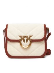 PINKO Torebka Love Box Bag Fl Mini PE 25 PLTT 104297 A2C7 Beżowy. Brązowe listonoszki Pinko, bez wzorów, z materiału, bez dodatków. Za 1,379.00 zł.