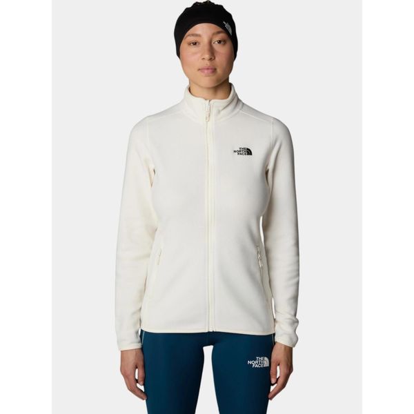 Sweter damski The North Face W 100 Glacier Fz. Białe swetry The North Face, xs, bez wzorów, z polaru, sportowe, bez ramiączek. Za 288.99 zł.