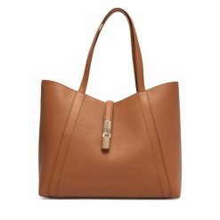 Torebka Furla. Brązowe torebki klasyczne Furla, bez wzorów, klasyczne, bez dodatków. Za 1,439.00 zł.