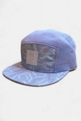 Zimowa czapka z polaru Unisex dla dorosłych z 5 panelami - liliowa. Niebieskie czapki z daszkiem AFTER ESSENTIALS, na zimę, bez wzorów, z materiału, eleganckie. Za 66.00 zł.