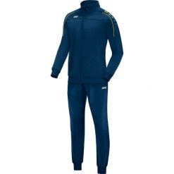 Dres Jako polyester Classico. Niebieskie spodnie sportowe JAKO, bez wzorów, z dresówki, sportowe. Za 360.00 zł.