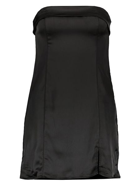 Gina Tricot Sukienka w kolorze czarnym rozmiar: 40. Czarne sukienki Gina Tricot, bez wzorów, bez kołnierzyka, bez ramiączek, mini. Za 34.93 zł.