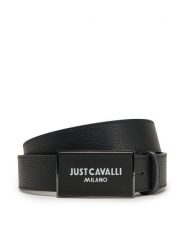 Just Cavalli Pasek Damski 78QA6F10 ZP295 Czarny. Czarne paski Just Cavalli, bez wzorów, ze skóry. Za 239.99 zł.