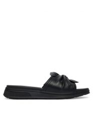 Caprice Klapki 9-27208-46 Czarny. Czarne klapki Caprice, bez wzorów, ze skóry, bez obcasa, bez zapięcia. Za 235.99 zł.