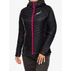 Kurtka ocieplana damska Inov-8 Thermoshell Pro FZ. Czarne kurtki Inov-8, m, bez wzorów, z puchu, bez kaptura. Za 419.99 zł.