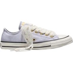 Buty sportowe Converse Chuck Taylor All Star. Niebieskie buty treningowe Converse, bez wzorów, z materiału, bez zapięcia. Za 490.00 zł.
