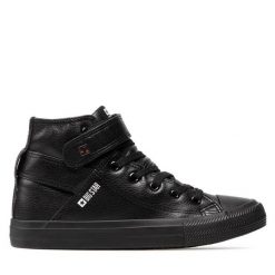 Trampki Big Star Shoes. Czarne trampki BIG STAR SHOES, bez wzorów, retro, bez zapięcia. Za 129.99 zł.