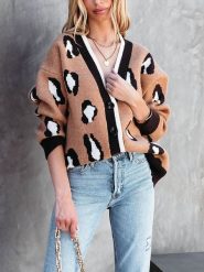 Milan Kiss Kardigan w kolorze beżowym rozmiar: M. Brązowe swetry Milan Kiss, m, bez wzorów, bez ramiączek. Za 152.99 zł.