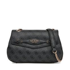 Torebka Guess. Czarne kopertówki Guess, z aplikacjami, wizytowe, bez dodatków. Za 589.99 zł.