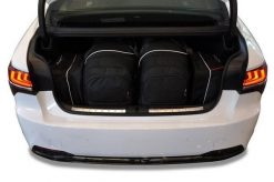 Torby Do Bagażnika Lexus Ls 2017+ 4Szt Kjust. Czarne torby podróżne KJUST, bez wzorów, z kauczuku. Za 1,238.00 zł.