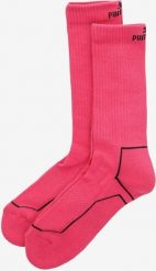 Skarpetki sportowe Puma Neon Różowe 2-Pak Unisex 39-42. Czerwone skarpetki ZEAGLE, bez wzorów, z materiału. Za 45.40 zł.