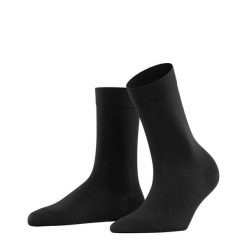Skarpetki bawełniane damskie Falke Touch. Brązowe skarpetki Falke, bez wzorów, z bawełny. Za 119.50 zł.