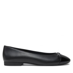Baleriny MICHAEL Michael Kors. Czarne baleriny MICHAEL Michael Kors, bez wzorów, bez obcasa, bez zapięcia. Za 519.99 zł.