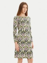 Weekend Max Mara Sukienka codzienna Rampur 2515621031 Zielony Regular Fit. Zielone sukienki Weekend Max Mara, na co dzień, s, bez wzorów, z bawełny, bez kołnierzyka, bez ramiączek, proste. Za 689.99 zł.