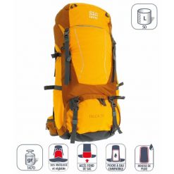 Plecak Elementerre talca 50 l. Żółte plecaki Elementerre, bez wzorów, bez dodatków. Za 405.00 zł.