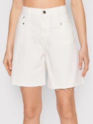 TWINSET Szorty jeansowe 221TT2390 Biały Regular Fit. Białe szorty Twinset, bez wzorów, z bawełny. Za 719.99 zł.