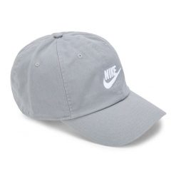 Czapka z daszkiem Nike Club Unstructured Futura Wash. Szare czapki z daszkiem Nike, bez wzorów, sportowe. Za 119.99 zł.