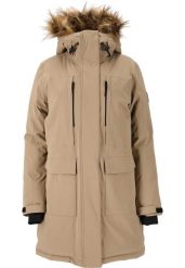 Parka dla kobiet Whistler Bluff Pro. Brązowe płaszcze WHISTLER, na zimę, l, bez wzorów, z materiału, eleganckie, bez kaptura. Za 422.00 zł.