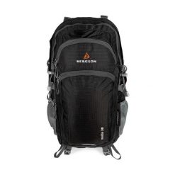 Plecak turystyczny BERGSON MOLDE 30 L. Czarne plecaki Bergson, bez wzorów, bez dodatków. Za 369.99 zł.