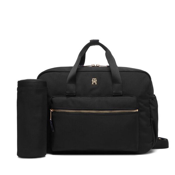 Torba do wózka Tommy Hilfiger. Czarne torby sportowe Tommy Hilfiger, bez wzorów. Za 699.99 zł.
