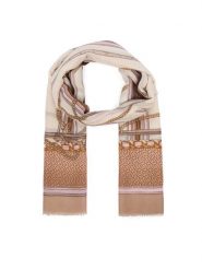 Liu Jo Szal 2F6072 T2745 Beżowy. Brązowe szaliki i kominy Liu Jo, bez wzorów, z poliesteru. Za 199.99 zł.