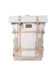 Doughnut Plecak Paratrooper Happy Camper D374HA-0065-F Beżowy. Brązowe plecaki Doughnut, bez wzorów, z materiału, bez dodatków. Za 289.99 zł.