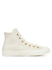 Converse Trampki Chuck Taylor All Star Gold A12760C Beżowy. Brązowe trampki Converse, bez wzorów, ze skóry, retro, bez zapięcia. Za 259.99 zł.
